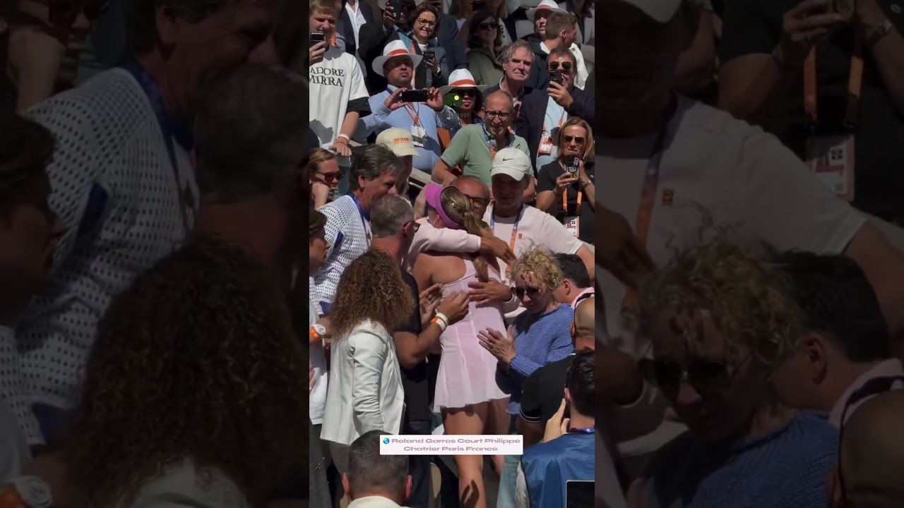 Mirra Andreeva's Victory Hugs | Roland Garros 2026 GOAT | Women's Single | Paris | Russian | France