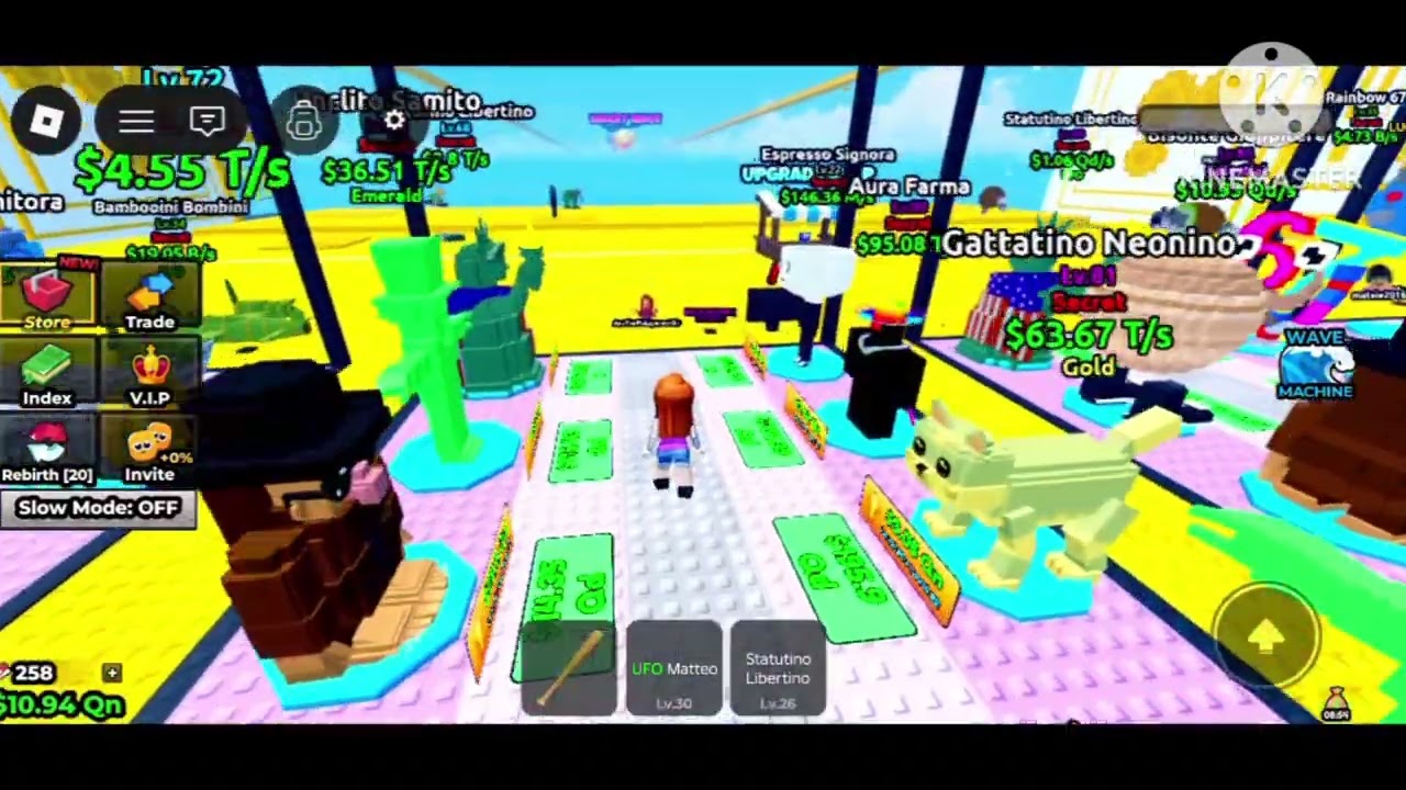 Classic Caillou plays Escape Tsunami for Brainrots/Grounded