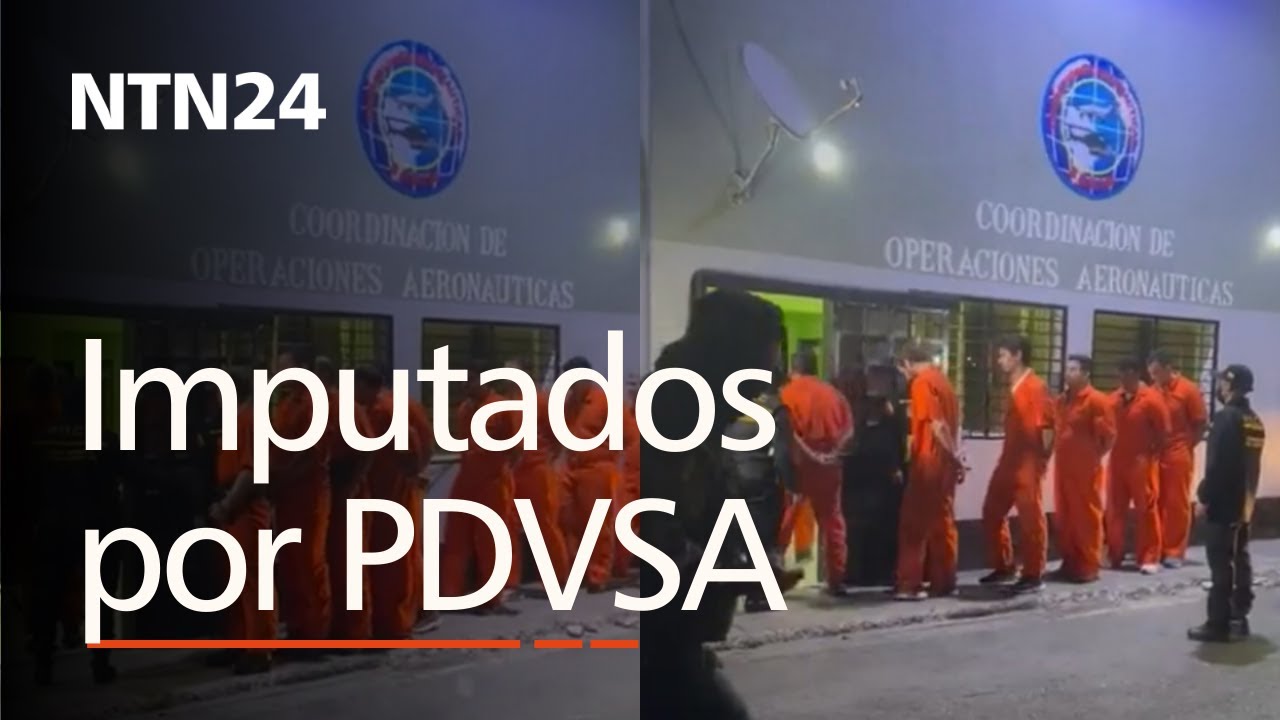 Fueron presentados para imputación los detenidos por el escándalo de corrupción de la estatal PDVSA