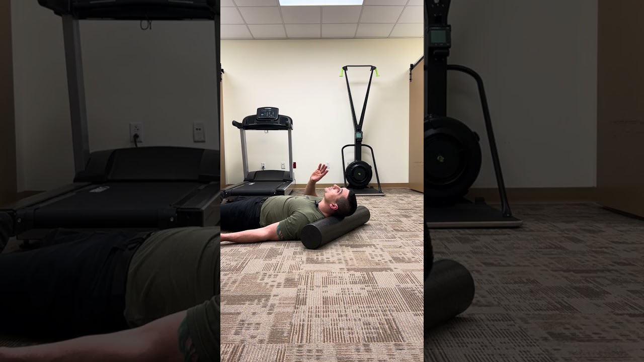 Neck & Shoulder Foam Rolling Night Routine (Fall Asleep Faster)