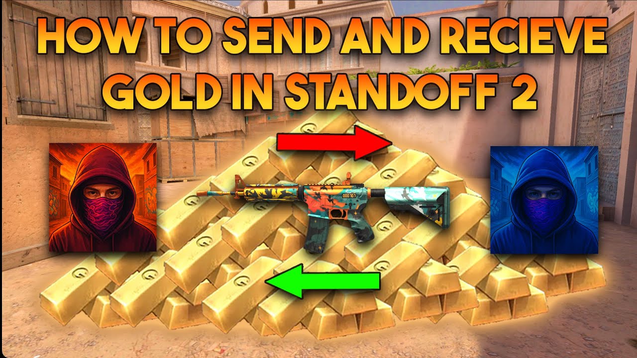 Как отправлять и получать золото в Standoff 2
