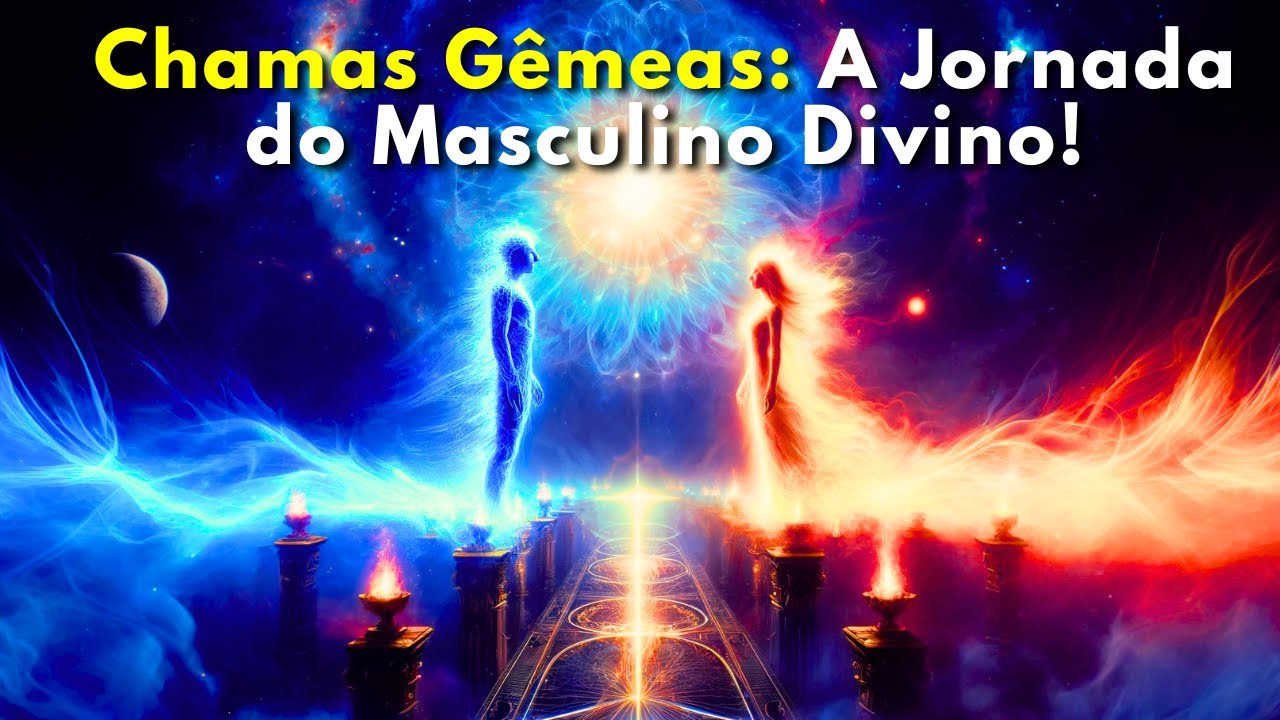 Chamas Gêmeas 🔥 Os Estágios Energéticos do Masculino Divino ✨☄️