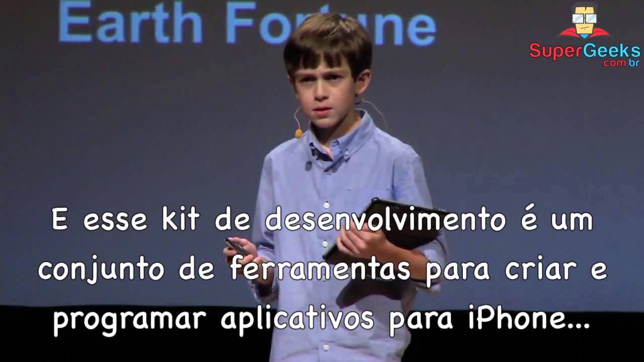 Criança Palestrando para Adultos e mostrando a Importância de Aprender a Programar - TED