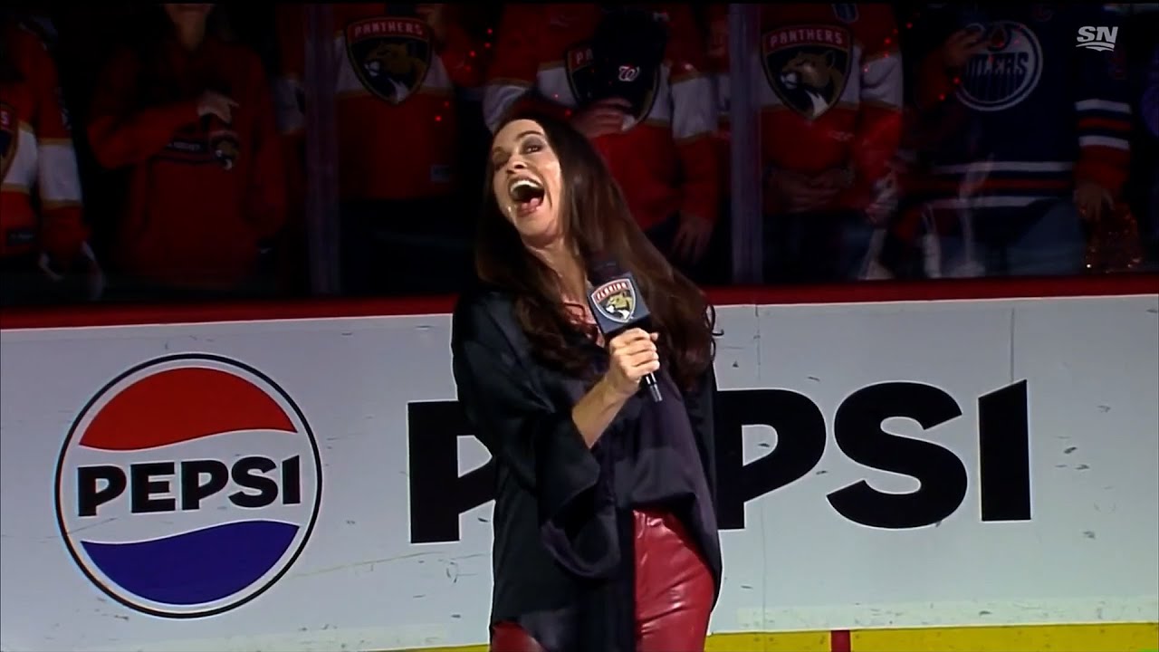 Alanis Morissette Sings the National Anthems | Oilers vs. Panthers, SCF Game 7