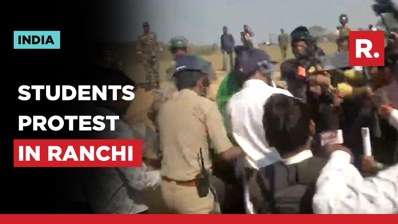Jharkhand: Students Protest In Ranchi Against State's New Employment Policy