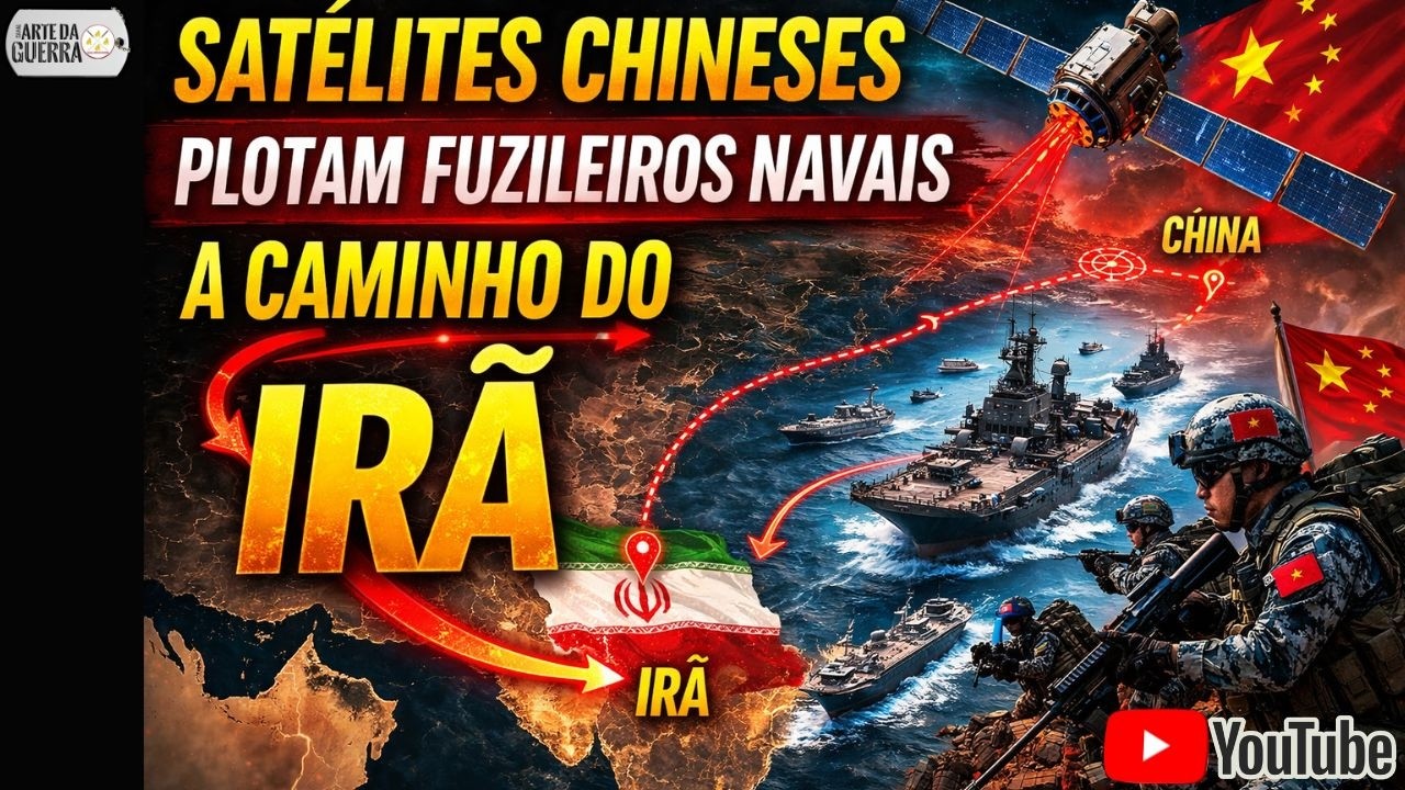 Satélites Chineses Plotam Fuzileiros Navais a Caminho do Irã