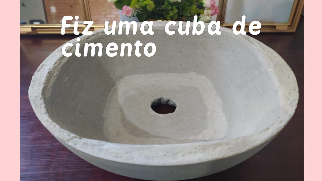 Fiz minha própria cuba de cimento gastando pouco