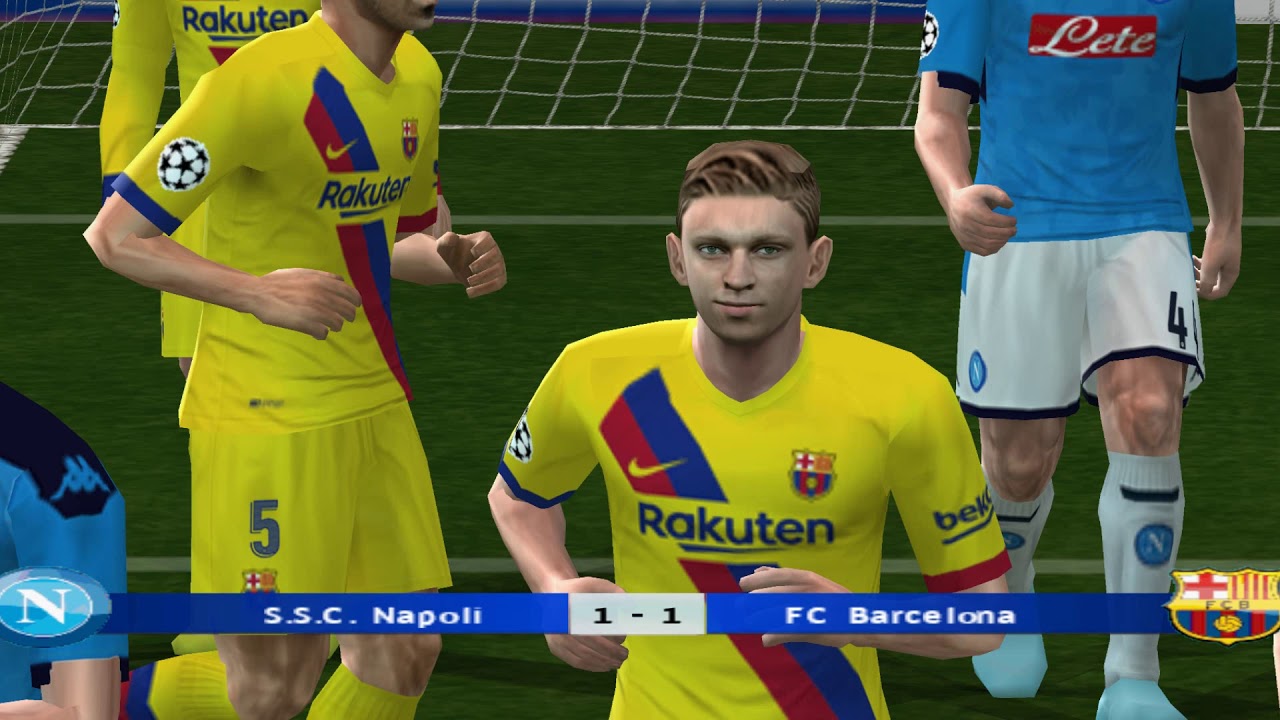 PES 2020 (PS2) Napoli vs Barcelona - Champions League