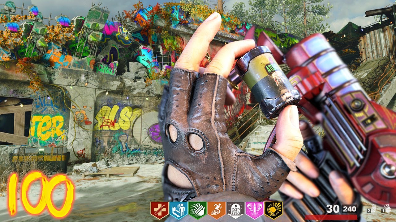 COLD WAR ZOMBIES - WORLD'S EASIEST ROUND 100!!! (Black Ops Zombies w/ JBL)