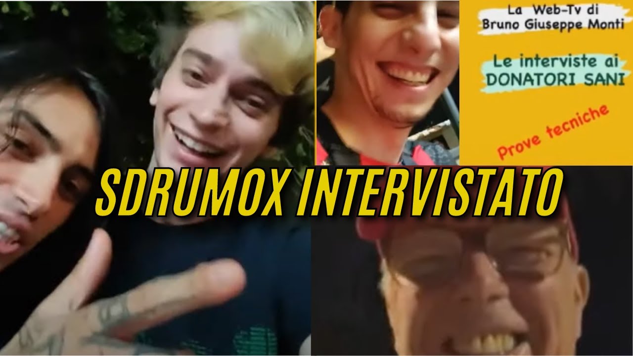 SDRUMOX con HOMYATOL e NASKA viene INTERVISTATO DALLA WEB TV DI BRUNO GIUSEPPE MONTI