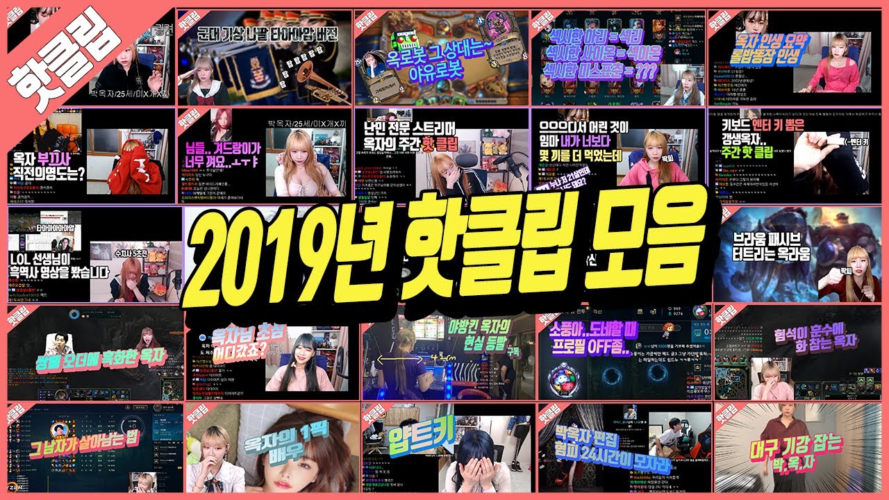 2019년 핫 클립 모음 ㅣ[박옥자누나 유튜브]