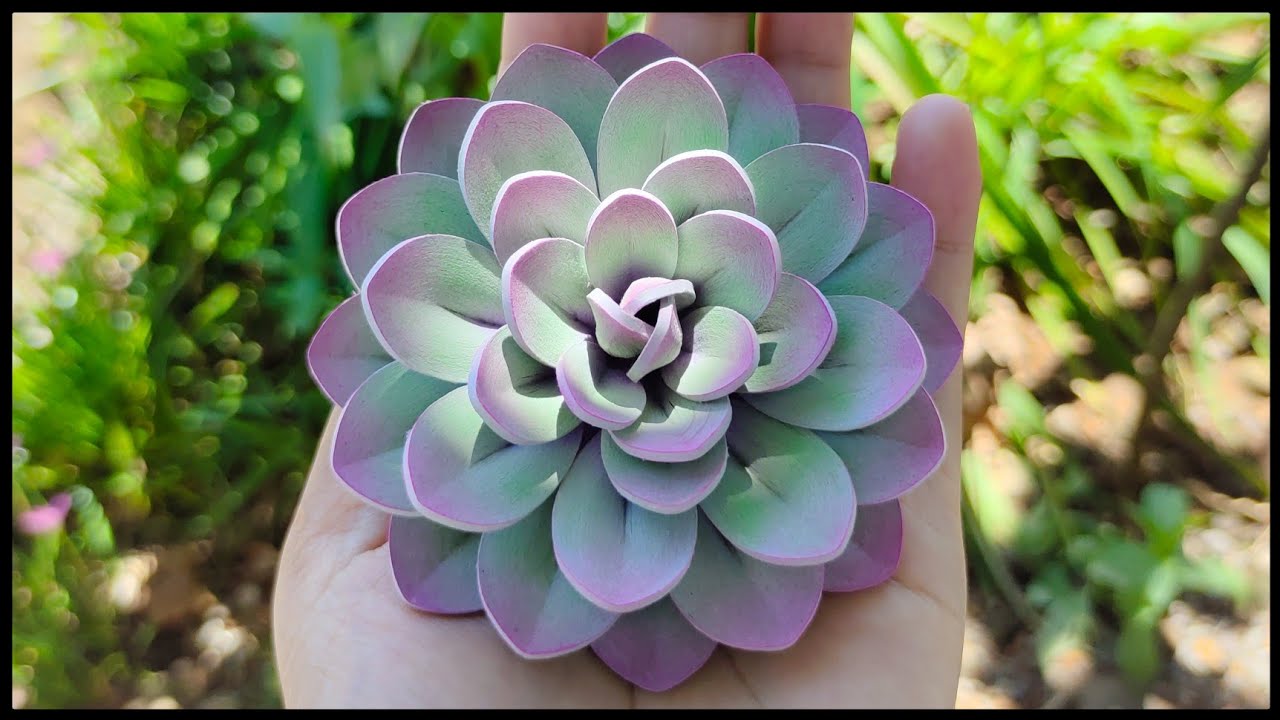How To Make Paper Quilling Succulent [Quilled Succulent [DIY Paper Plant
