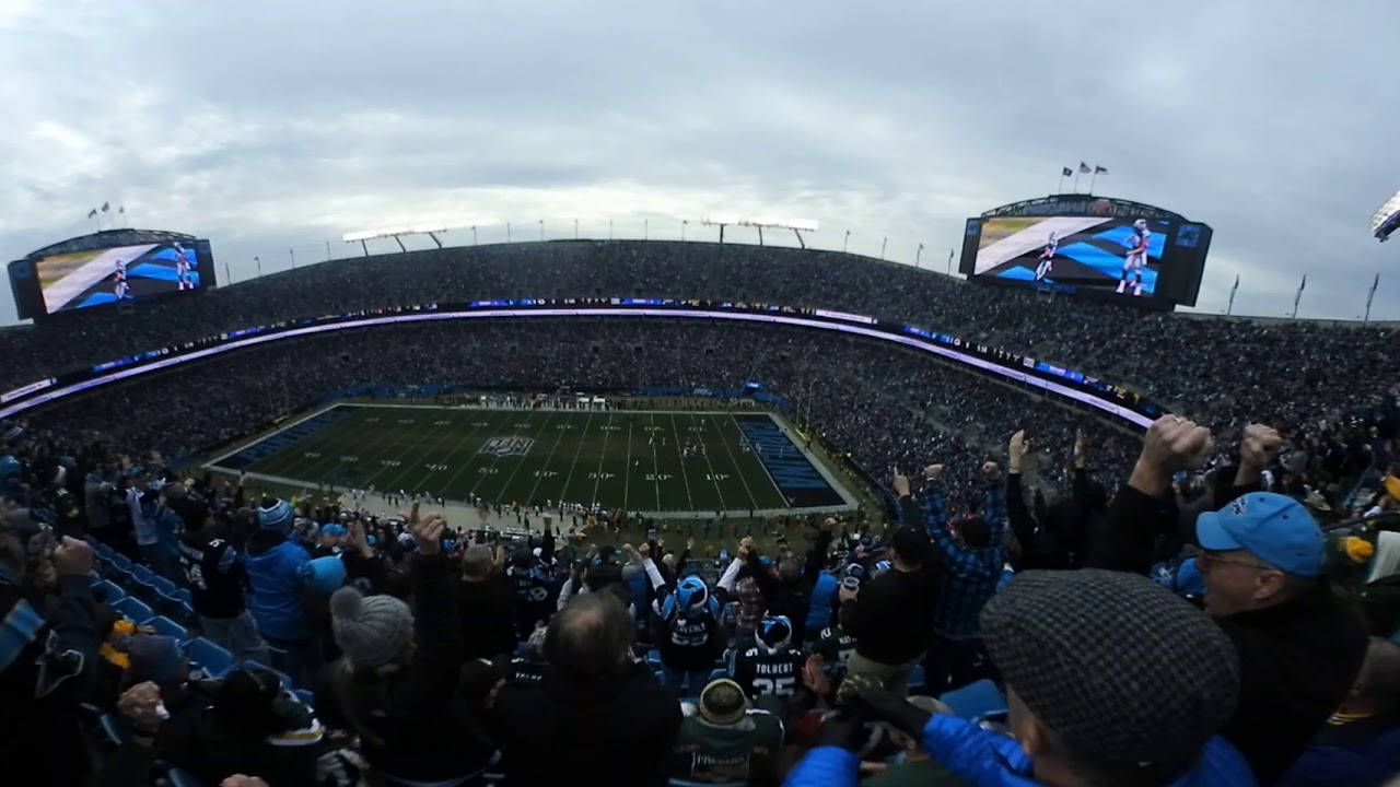 360 View Carolina Panthers vs Packers:  Touchdown!