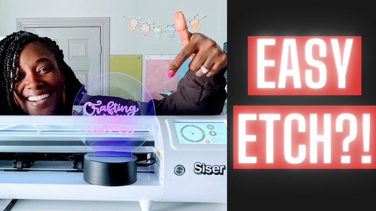 Crafting with Delonda: Etching Acrylic Tutorial with Siser Romeo