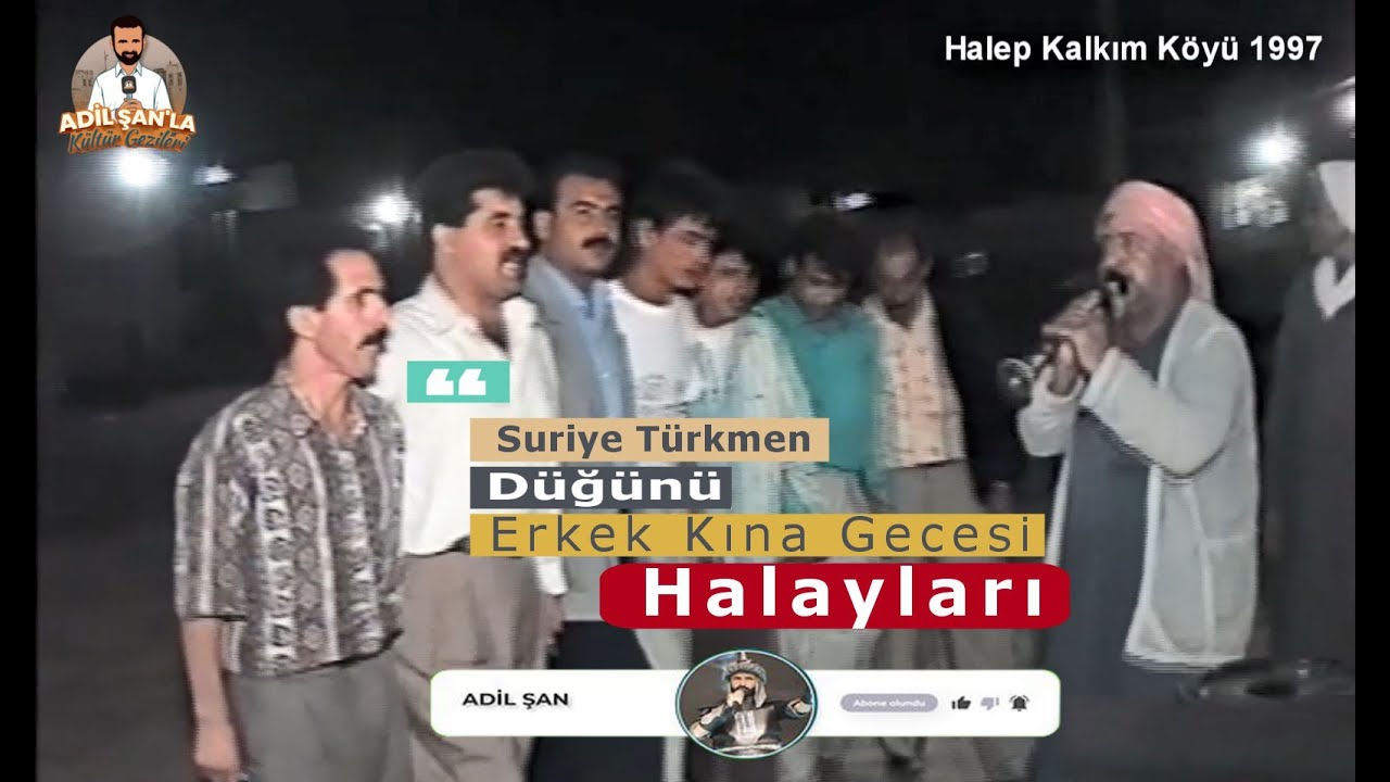 Suriye T&uuml;rkmen Erkek Kına Gecesi 1. B&ouml;l&uuml;m