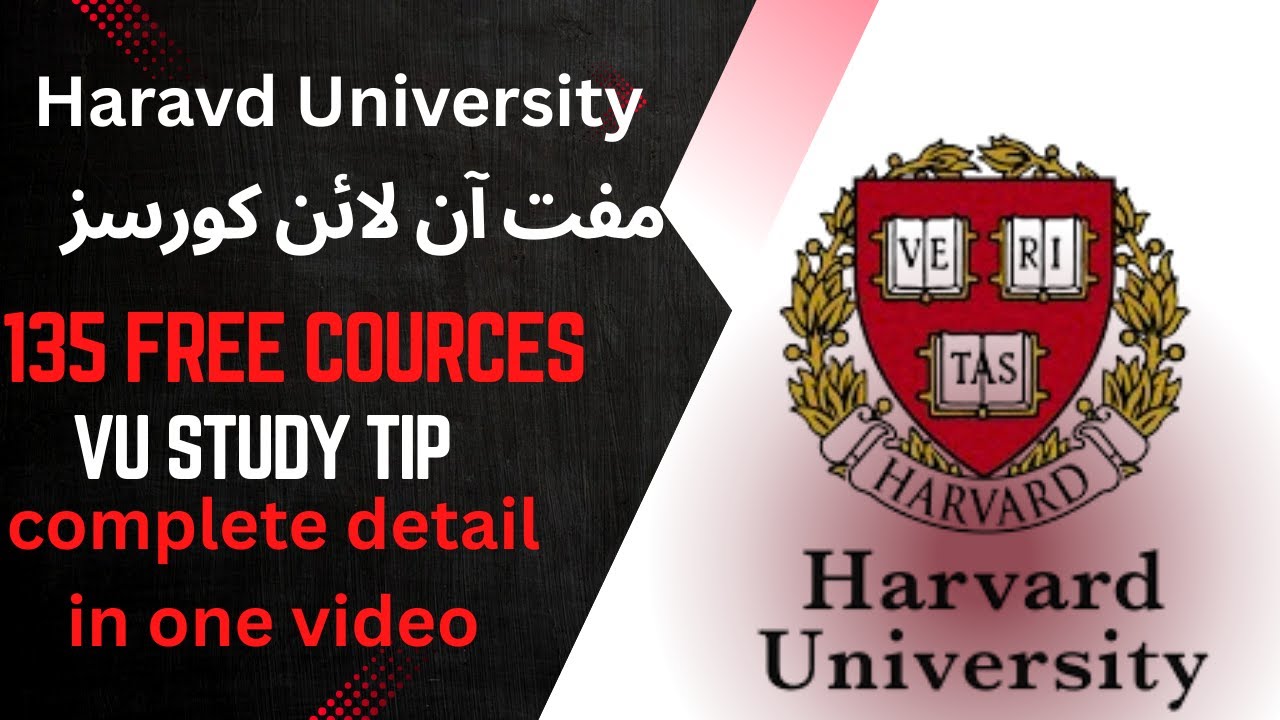 harvard university free online cources|How to register for 135 free harvard courses|@vustudy4121