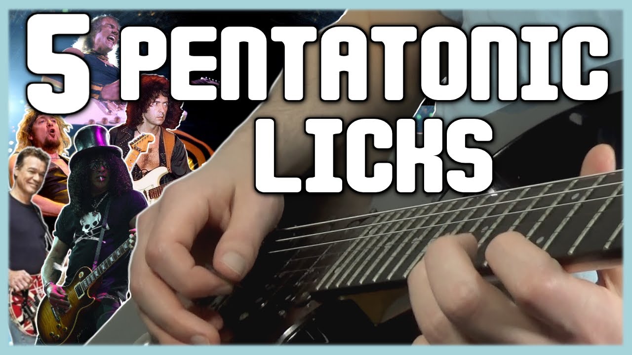 5 Great Hard Rock Pentatonic Licks EVERY Guitar Player Should Know!