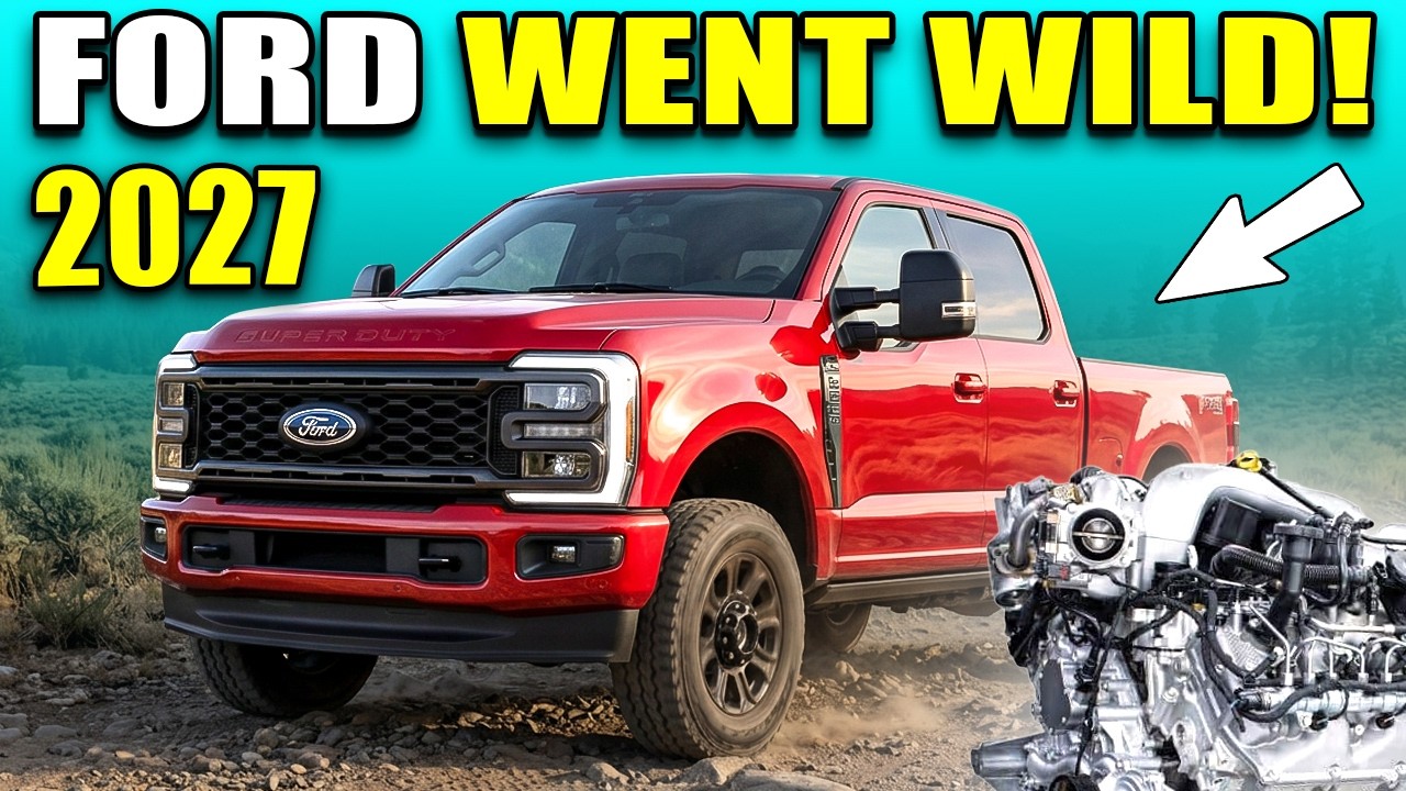 WSZYSTKIE 3 układy napędowe modelu Ford Super Duty 2027 OBJAŚNIONE SZCZEG&Oacute;ŁOWO!