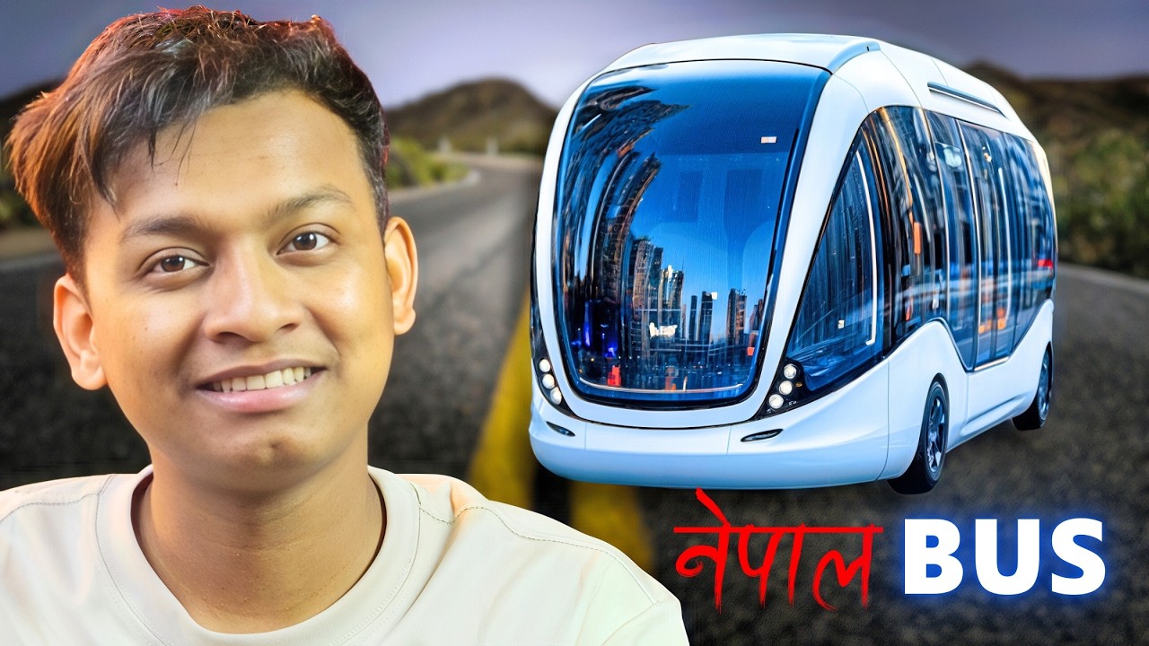 I went to Experience Advanced Public Buses of Kathmandu 🤯