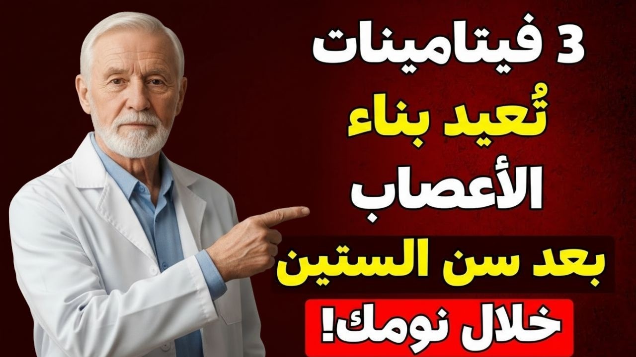 3 فيتامينات سحرية قبل النوم تحول ساقيك إلى حديد بعد الستين! النتائج صادمة