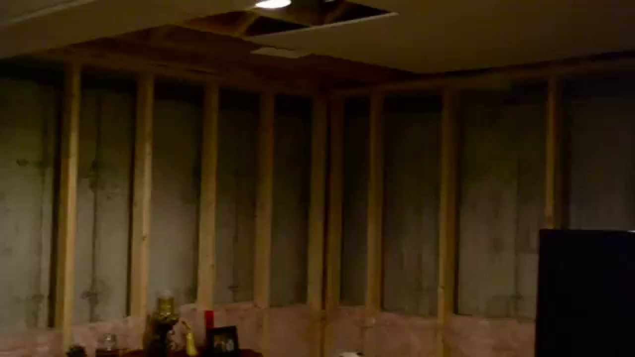 Mold on Basement Walls, cause and cure