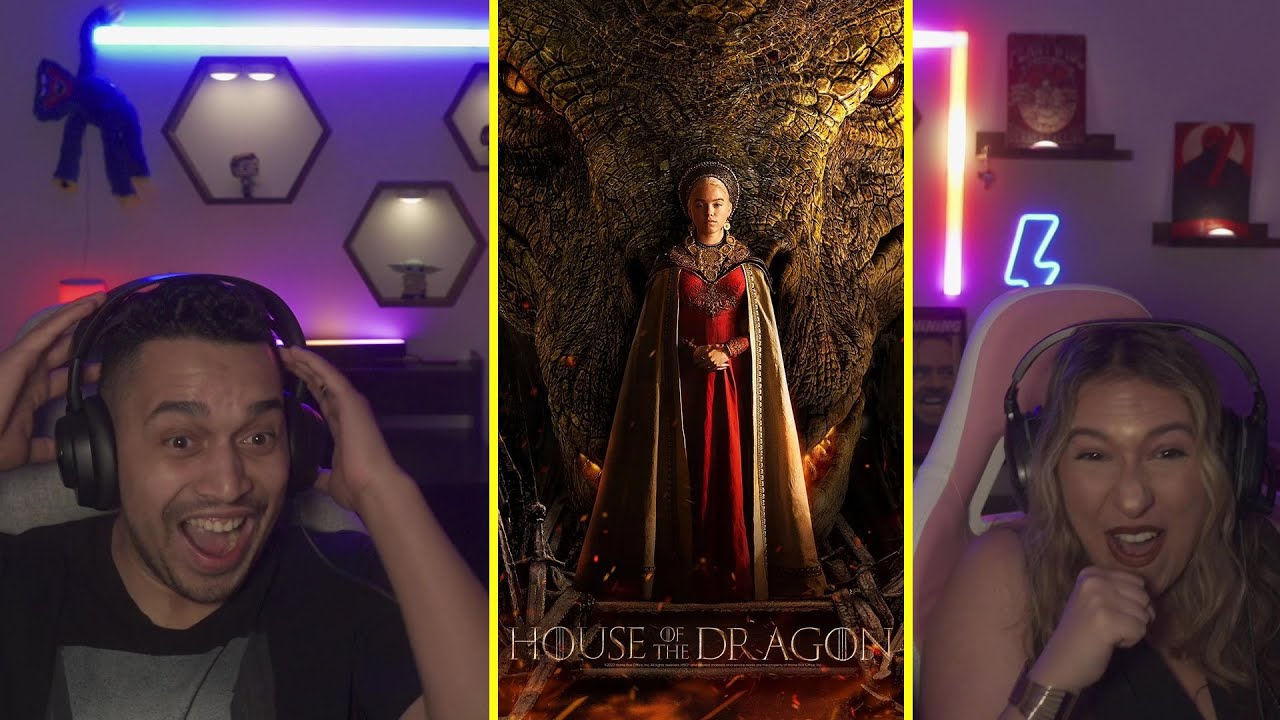 HOUSE OF THE DRAGON GAME OF THRONES PREQUEL TRAILER REACTION!! MATT SMITH, EMMA D&rsquo;ARCY, RHYS IFANS