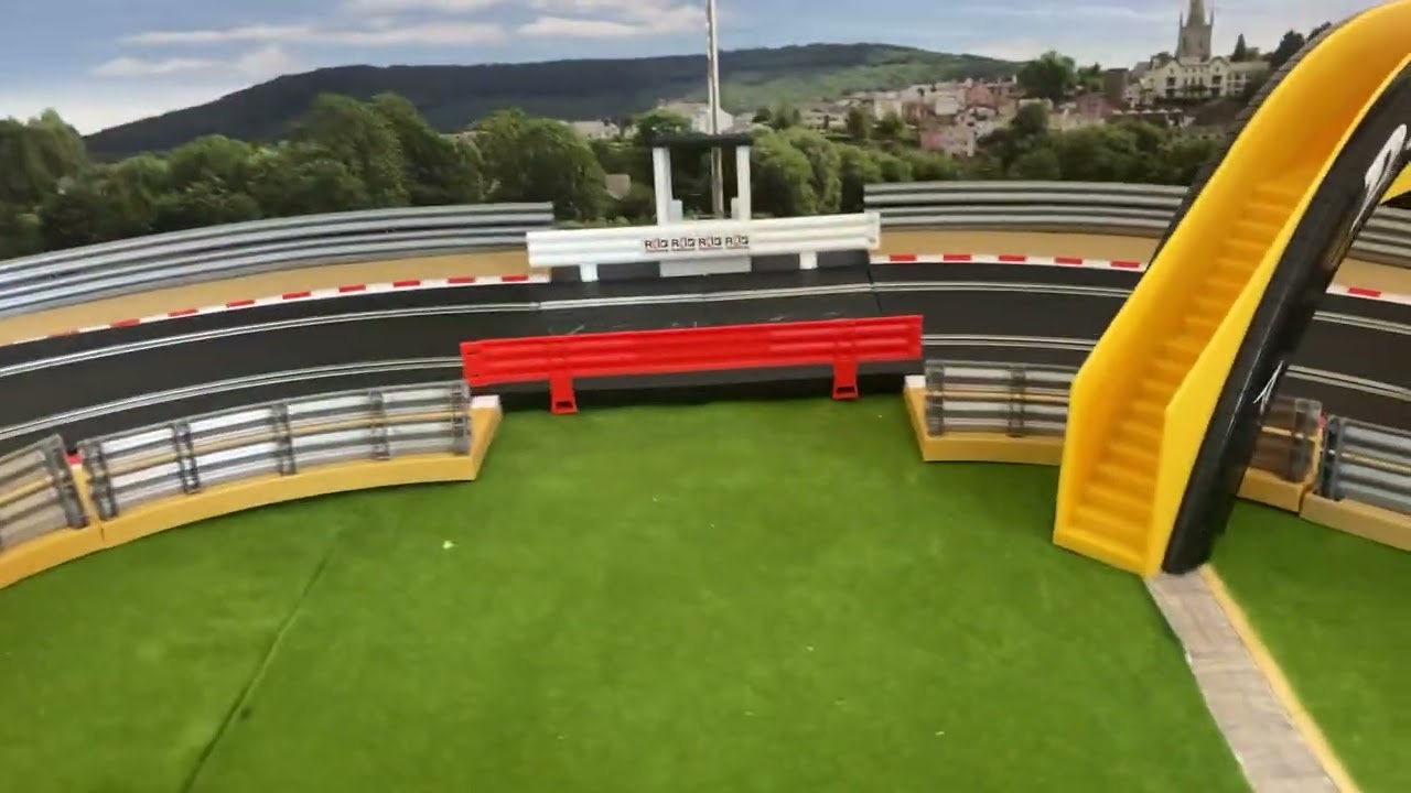 My small Scalextric track #Scalextric #SlotCars 