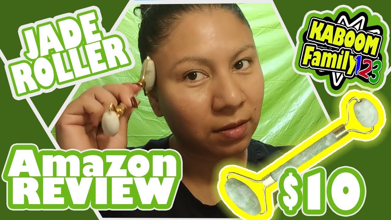 10 dollar Jade Roller! Is this even worth it? - Amazon Product Review + Tutorial