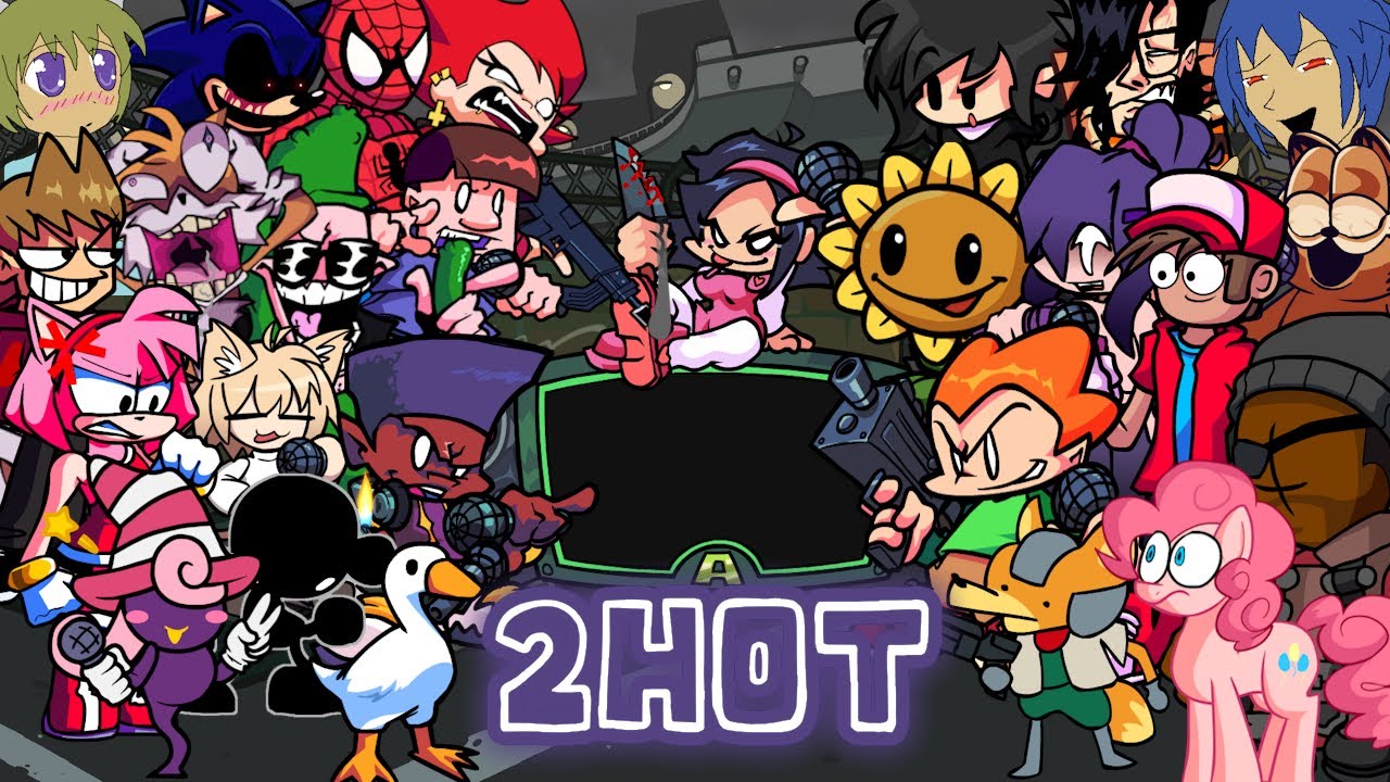 FNF 2HOT But Every Turn A Different Cover Is Used 🗣️📢🔥