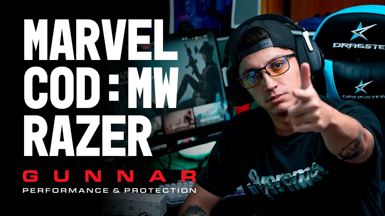 Review Gunnar MARVEL STARK Industries - RAZER FPS Holiday Bundle - Call Of Duty Tactical Draculinx