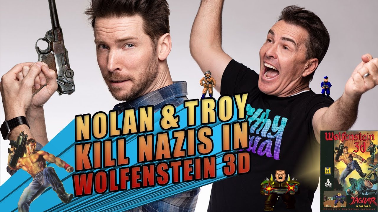 Nolan North and Troy Baker Kill Nazis in Wolfenstein 3D