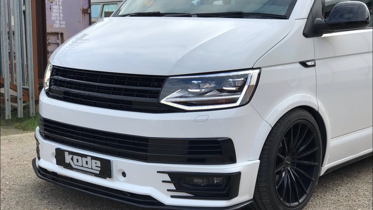 Vw t6 upgraded with swamper arche kit #short#transporter#vanstyling#bodykit