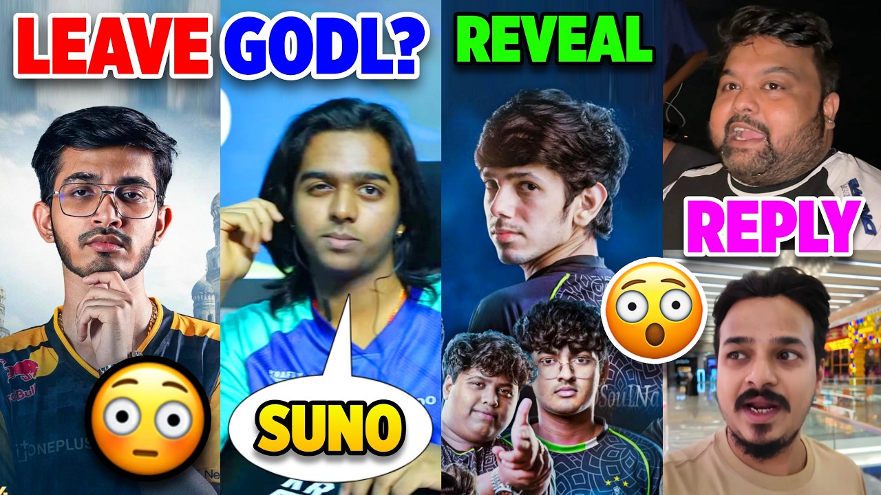 Leaving GODLIKE?..🥶 Team Soul SECRET Reveal💀 Admino,Spower Gaming,8Bit Goldy,BGMI Player,BGIS,Goblin