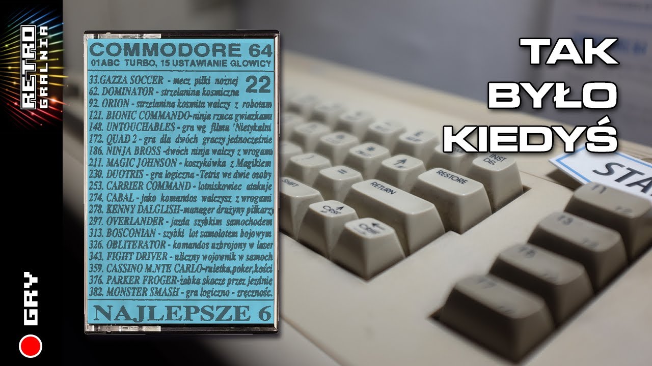 🔴 Commodore: Najlepsze 6 - Gra w tytuły ze składanki - RetroGralnia