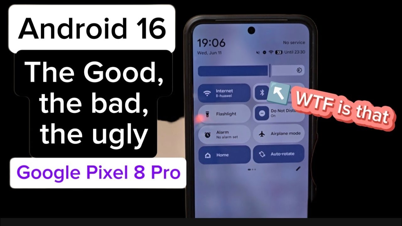 Android 16 – The Good, the Bad, the Ugly | Google Pixel 8 Pro Upgrade