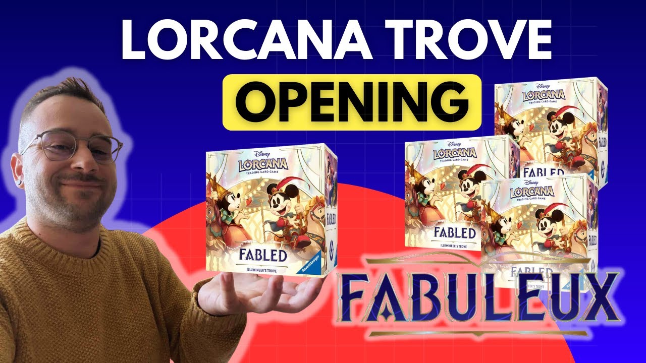 On s’ouvre 4 INCROYABLES Trove Lorcana set 9 : Fabuleux ! 🤩