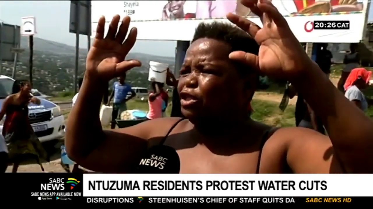 Ntuzuma, north of Durban, without water for five days