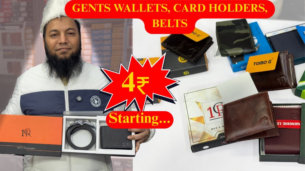 Branded Gents Purse Wholesale Market Delhi | Leather Wallet & Belt Manufacturer | TomoG Leather 