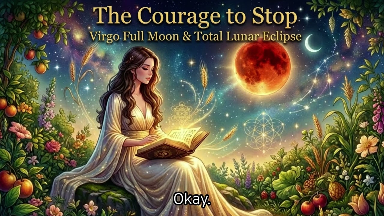 The Courage to Stop – Virgo Full Moon & Total Lunar Eclipse
