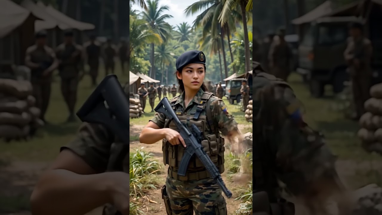 Meet the brave women of the Peruvian Armed Forces! #ai #military #humanity #army #shorts #trending