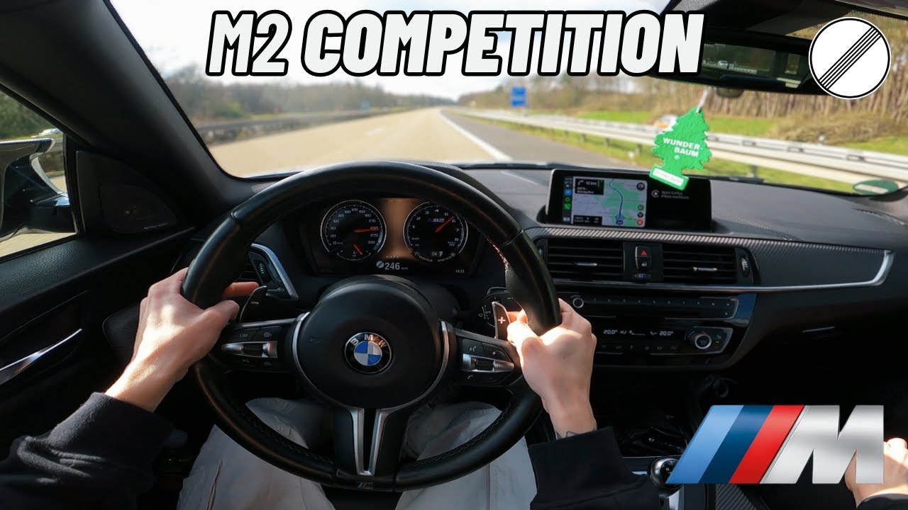 BMW M2 COMPETITION - Vollgas auf der AUTOBAHN! Topspeed Test mit @newcarwave