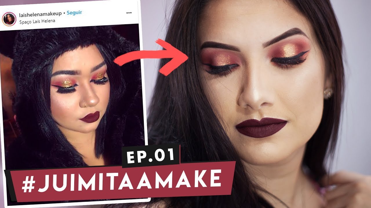 IMITANDO MAKE de SEGUIDORA! 😍❤️ | #JuImitaAMake - EP.01