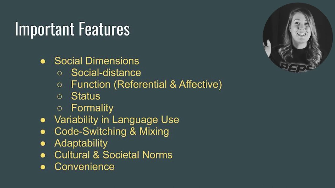 Language Domains - Sociolinguistics