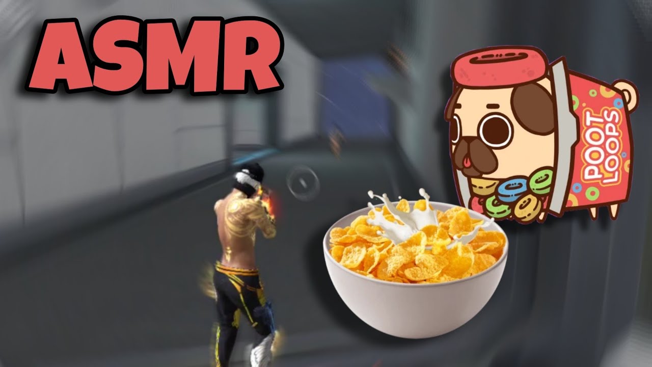 ASMR free fire| comiendo cereal 🤤