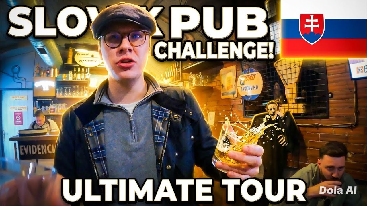 BRATISLAVA ON A BUDGET: ENGLISH Lads' Pub Crawl with  & Exploring Senec! 🇸🇰🍻 🇬🇧