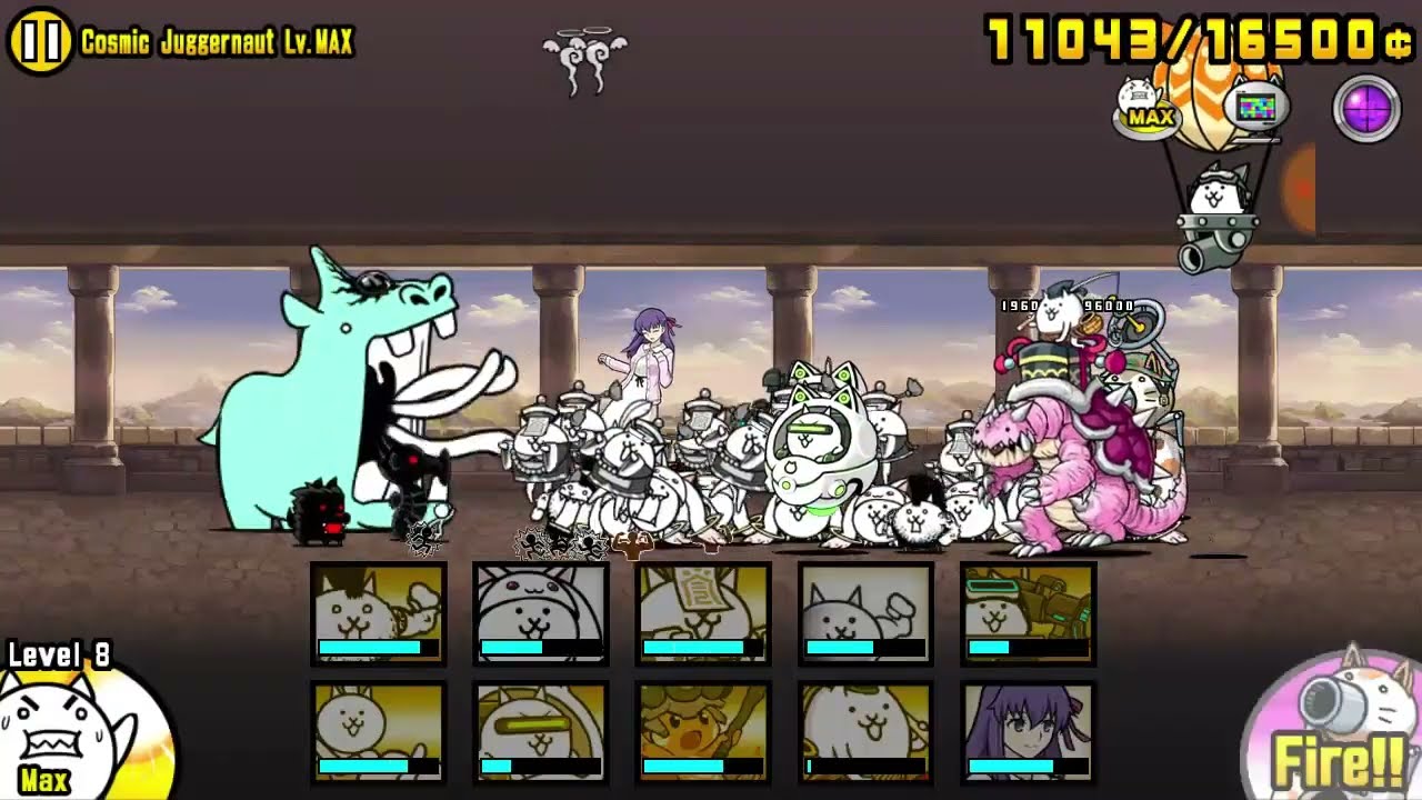Battle Cats Horrorpotamus Cosmic Juggernaut Lvl 20 Super Hyppoh