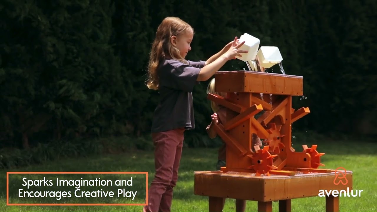 Shop Avenlur's Outdoor Wooden Water Table for Toddlers | Kids&rsquo; Sensory Play Station