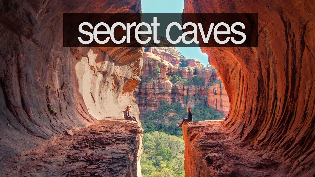FINDING THE SECRET CAVE!! van life sedona