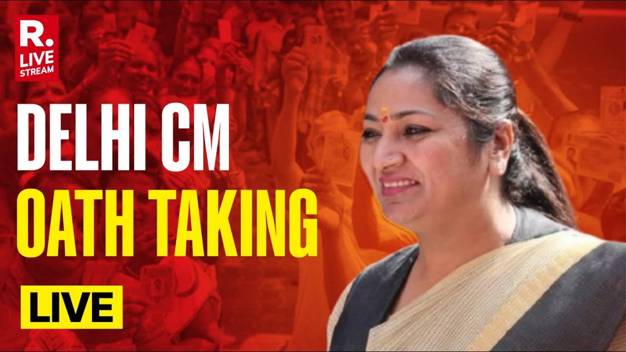 Delhi CM Swearing-In Ceremony LIVE | Rekha Gupta Oath Taking | BJP | Delhi Next CM