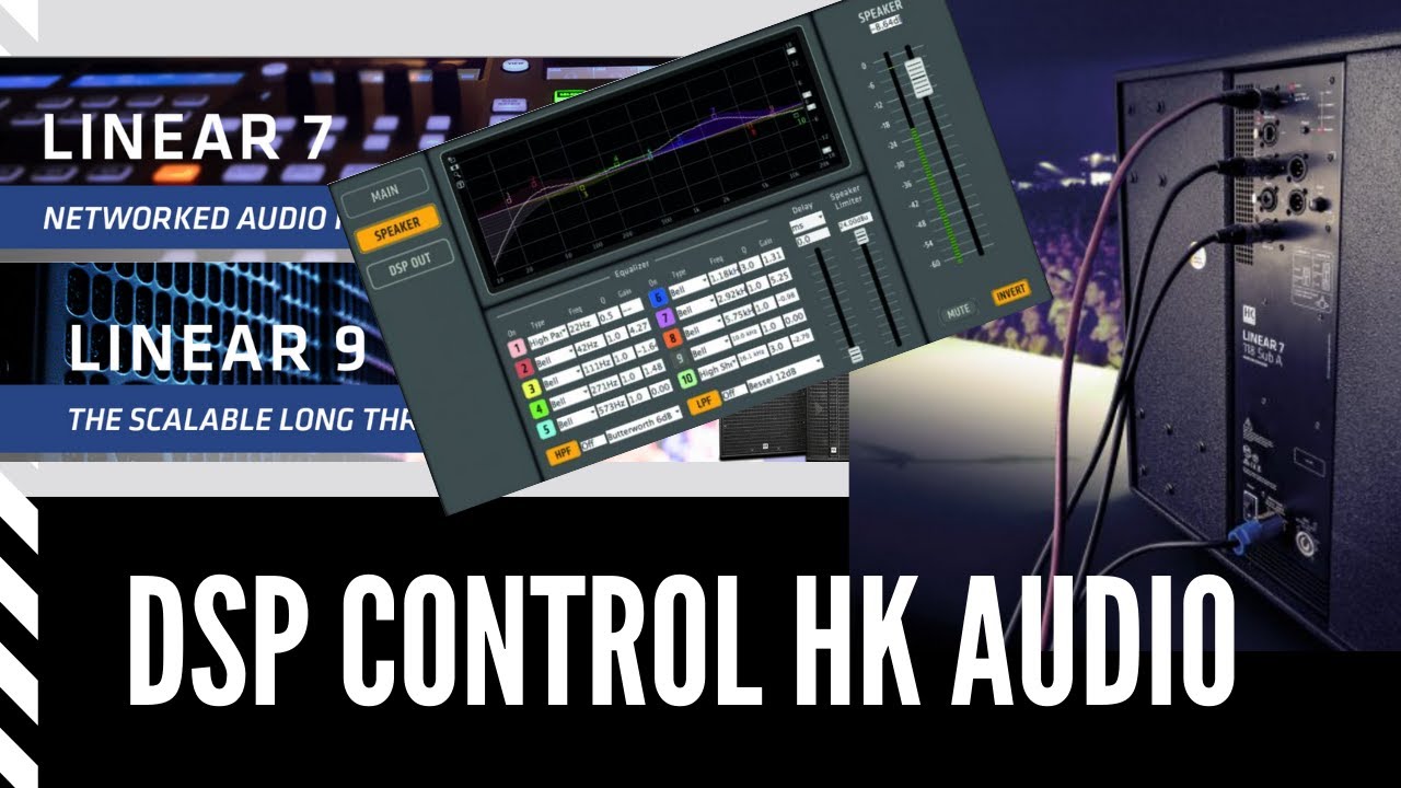 COMO USAR EL DSP CONTROL DE LAS Linear 5MKII, LINEAR 7 LINEAR 9 HK AUDIO #hkaudio #linear7 #linear9